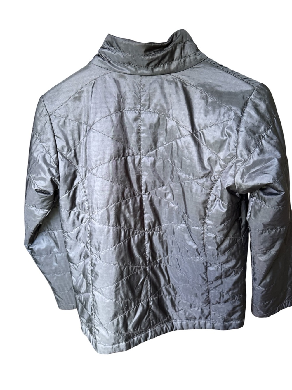 Columbia youth unisex puffer rain coat jacket size medium. Black with red trim - Picture 2 of 6
